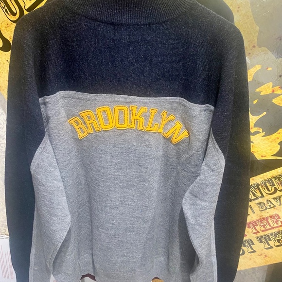 TRIPLE FIVE SOUL Vintage Slim Fit Brooklyn Sweater Top Sz 3X - Picture 5 of 14